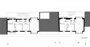 Tetris, Social Housing + Artist Studios - Plan 3 - Interior Architecture Art