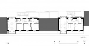Tetris, Social Housing + Artist Studios - Plan 4 - Interior Architecture Art