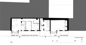 Tetris, Social Housing + Artist Studios - Plan 7 - Interior Architecture Art
