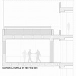 Nykredit Headquaters - Sectional Details of Meeting Box - Interior Architecture Art