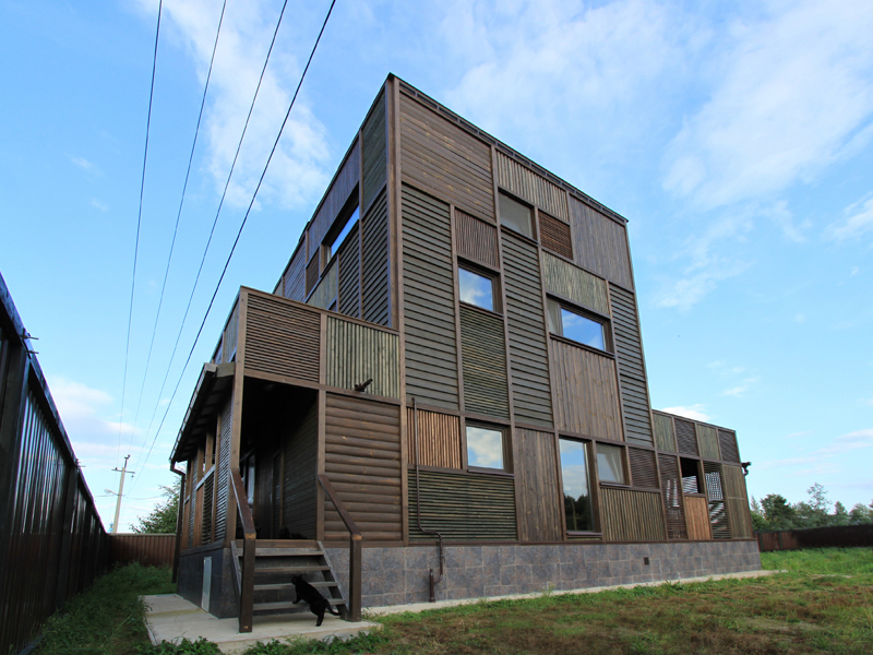 Wood Patchwork House 6 - Interior Architecture Art